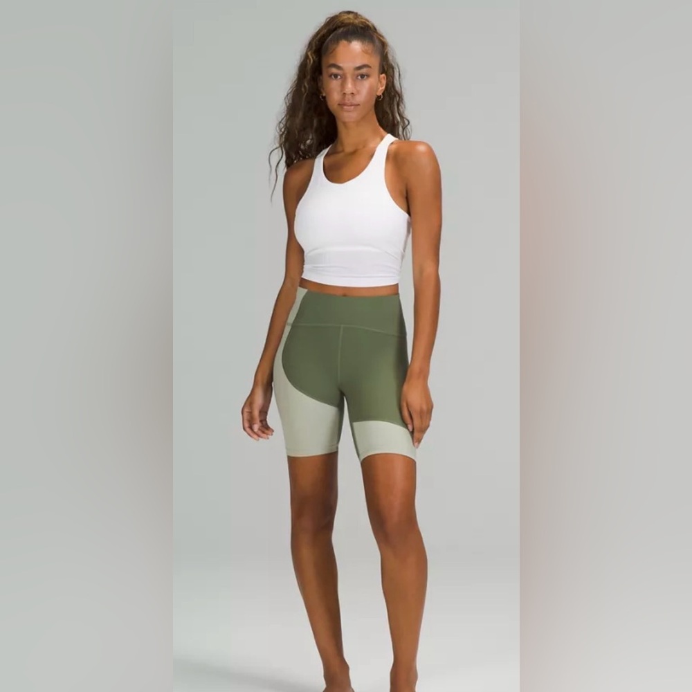 lululemon Nulu Colorblock High Rise Short 8”